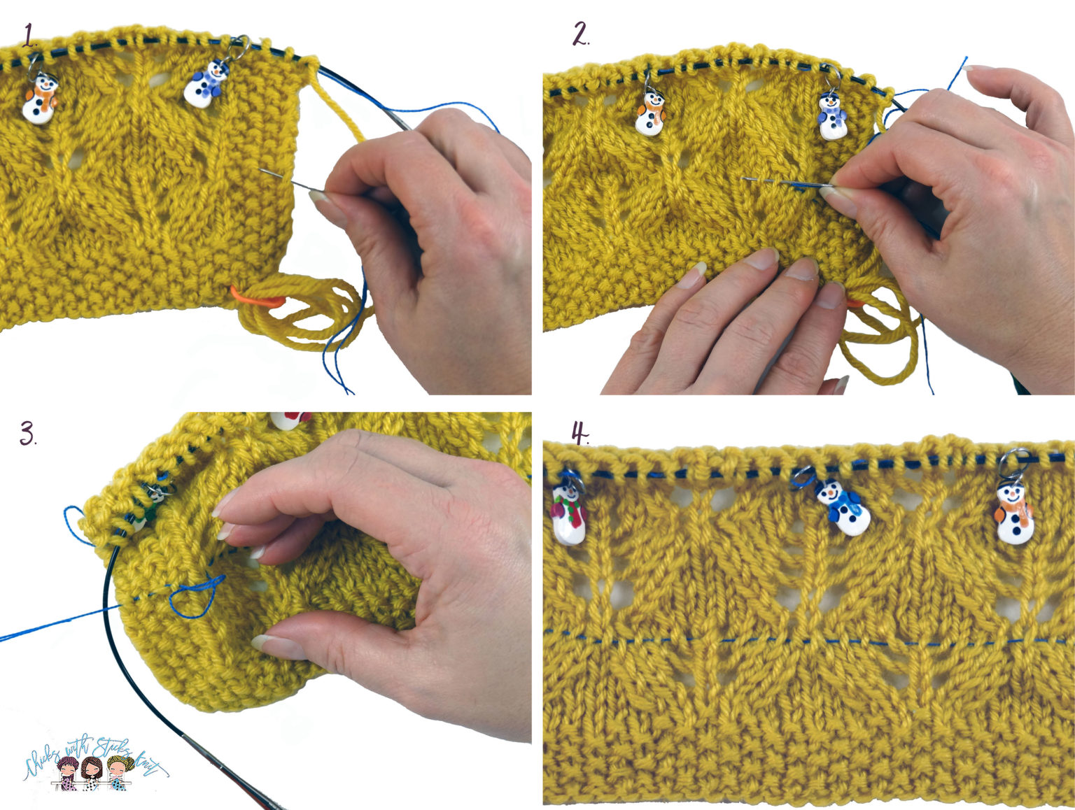 How to Place a Lifeline in your Knitting