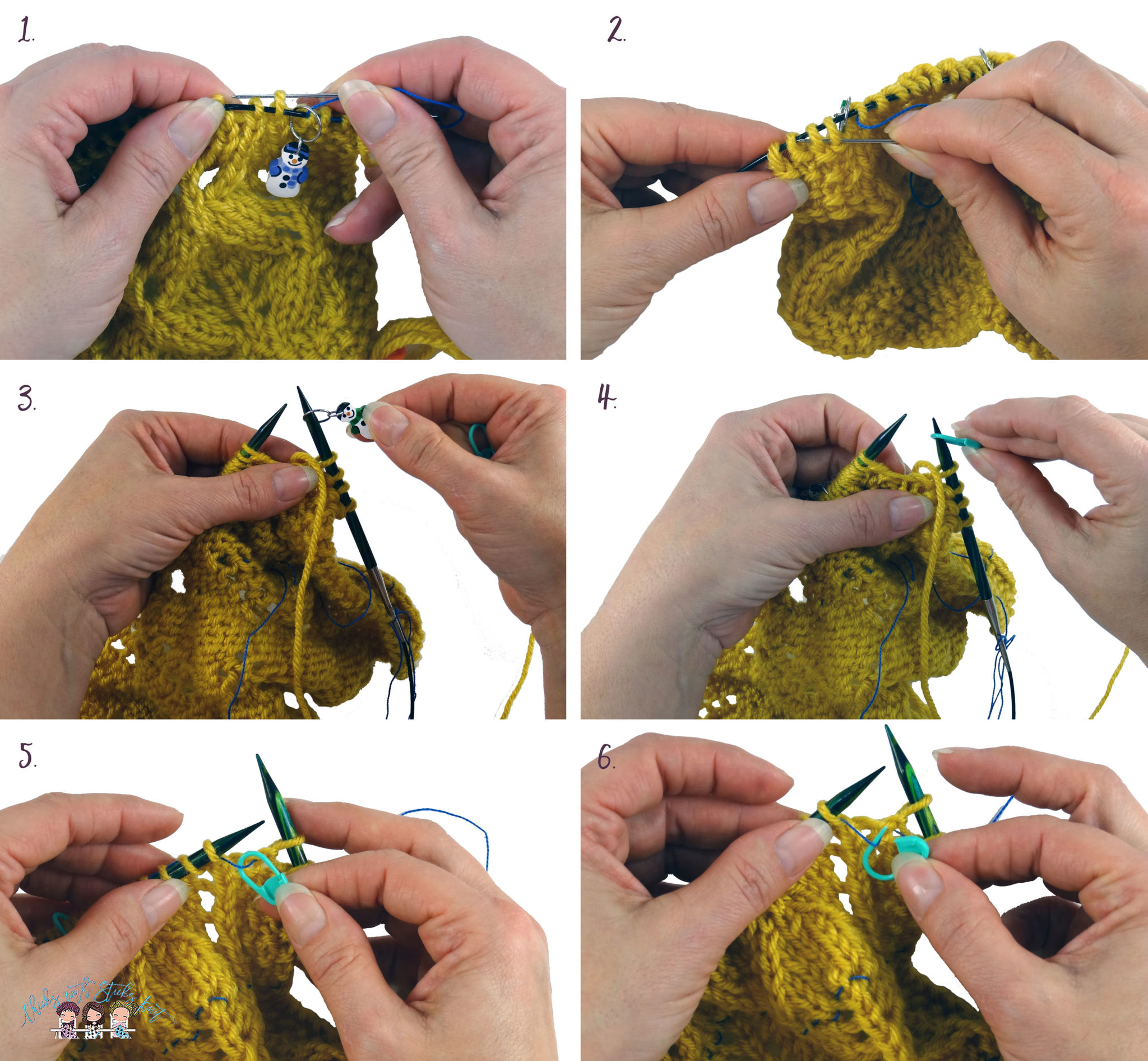 How to Place a Lifeline in your Knitting